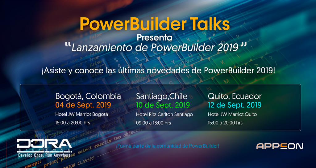 Launch of PowerBuilder 2019 in Latin America