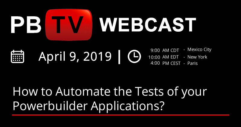 How to automate the tests of your PowerBuilder Applications